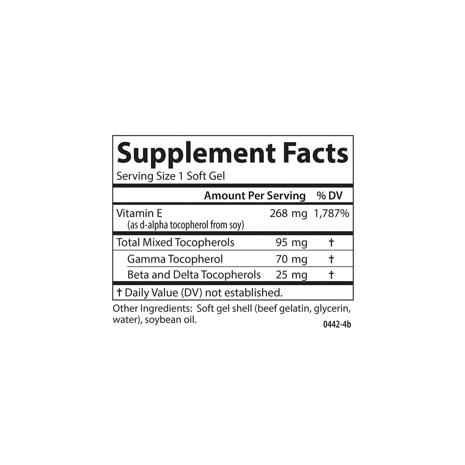 Carlson - E-Gems Plus, Natural Vitamin E 400 IU, Supports a Healthy Heart, 250 soft gels - Image 4
