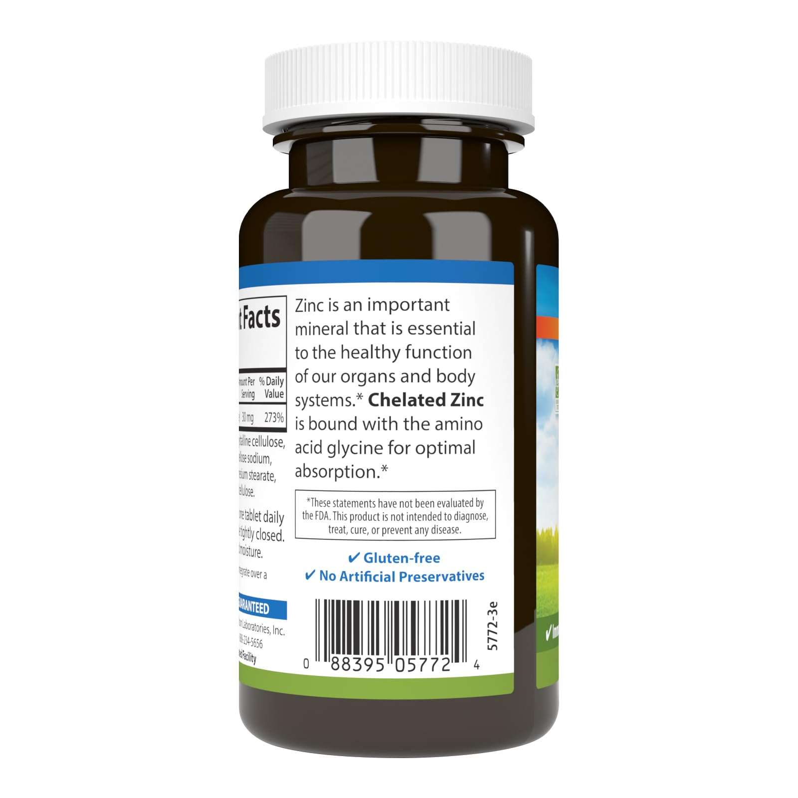 Chelated Zinc 250 tabs - Image 3